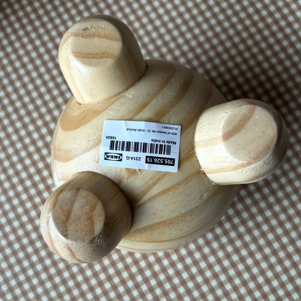 IKEA VINTERFINT wooden candle‎ holder. NEW